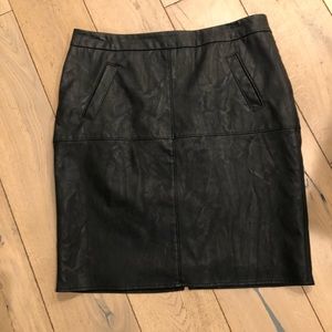 Cabi faux leather skirt, size 10